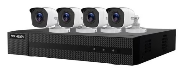 KIT POE 4MP AVEC 4 HWI-B140HA-LU (2.8 MM) AVEC NVR 8 VOIES HDD 2TO