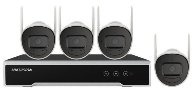 KIT POE 4MP AVEC 4 BULLET AVEC NVR 8 VOIES HDD 2TO