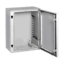 COFFRET POLYESTER ARME IP66 AVEC PORTE PLEINE 645X435X250