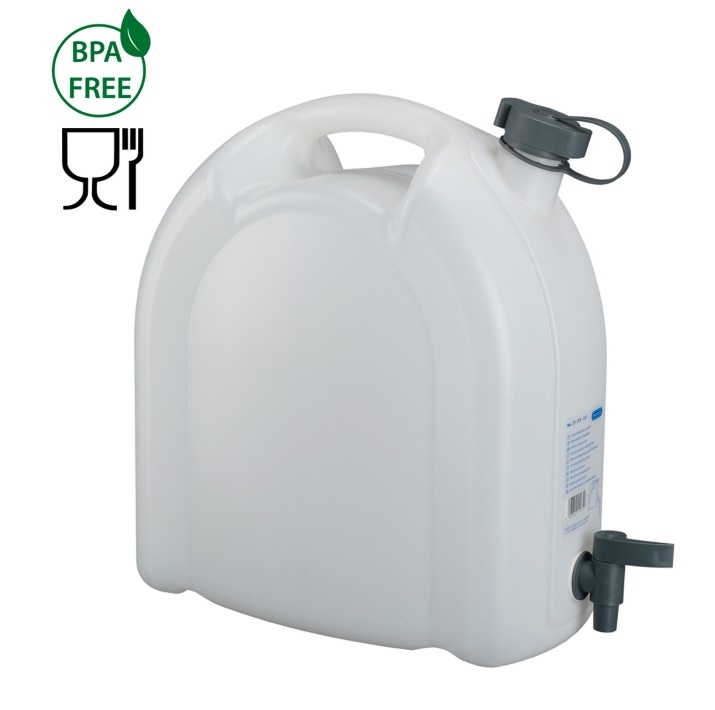 JERRICAN PLASTIQUE ALIMENTAIRE 15L AVEC ROBINET