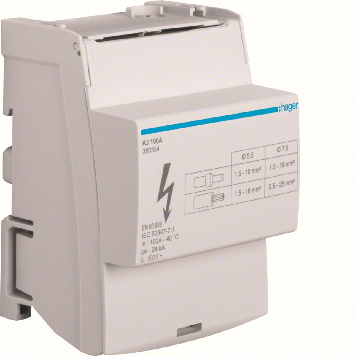 REPARTITEUR TETRAPOLAIRE 100A