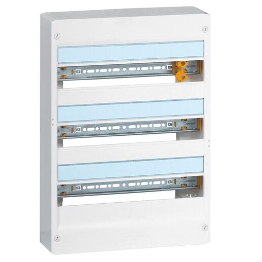 COFFRET DRIVIA 18 MODULES 3 RANGÉES IP30 IK05 - BLANC RAL900