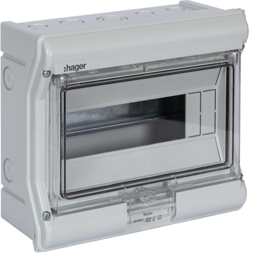 COFFRET ETANCHE IP55 VECTOR 8/10 MODULES