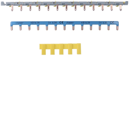 BARRE DE PONTAGE PHASE + NEUTRE SANVIS 13 MODULES