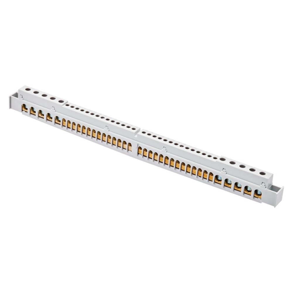 BORNIER ISOLEE 18 MODULES POUR COFFRETS ET TABLEAUX