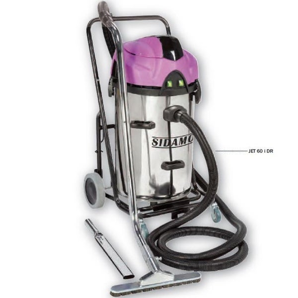 ASPIRATEUR EAU-POUSSIÈRE 2X1200W CUVE INOX 78L JET60IDR