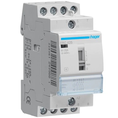 CONTACTEUR AVEC COMMANDE MANUELLE TETRAPOLAIRE