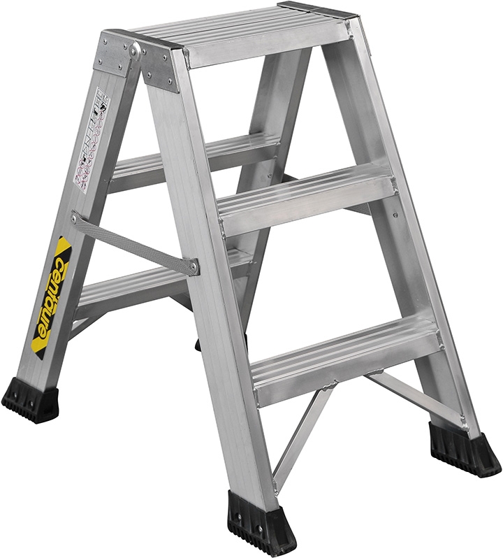 MARCHEPIED PLIANT ALU DOUBLE PP4 2X4 MARCHES