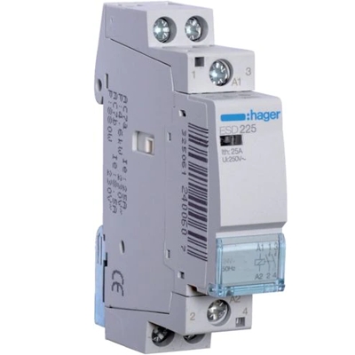 CONTACTEUR 25A, 2F, 24V