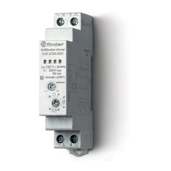 VARIATEUR DE LUMIERE UNIVERSEL MODULAIRE 500W 230V AC, VARIATION LINEAIRE