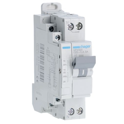 DISJONCTEUR 3KA COURBE C PH+N 25A