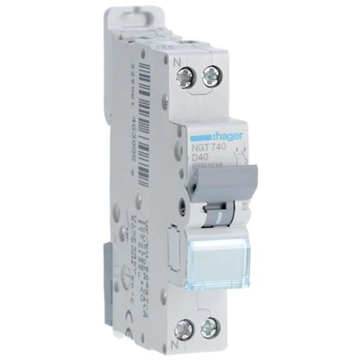 DISJONCTEUR 10KA COURBE D 2PP BIPOLAIRE 40A