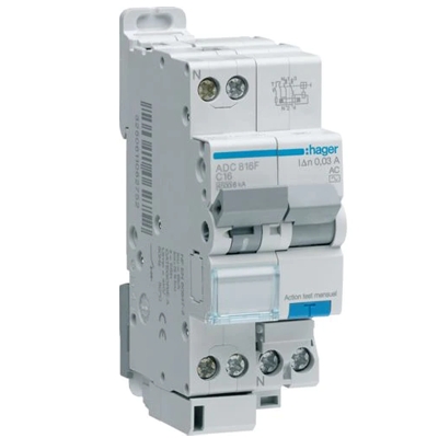 DISJONCTEUR DIFFERENTIEL PH+N 4,5/6KA 16A 30MA