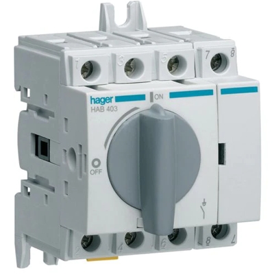 HAB403 INTERRUPTEUR DE COUPURE APPARENTE 4P 32A