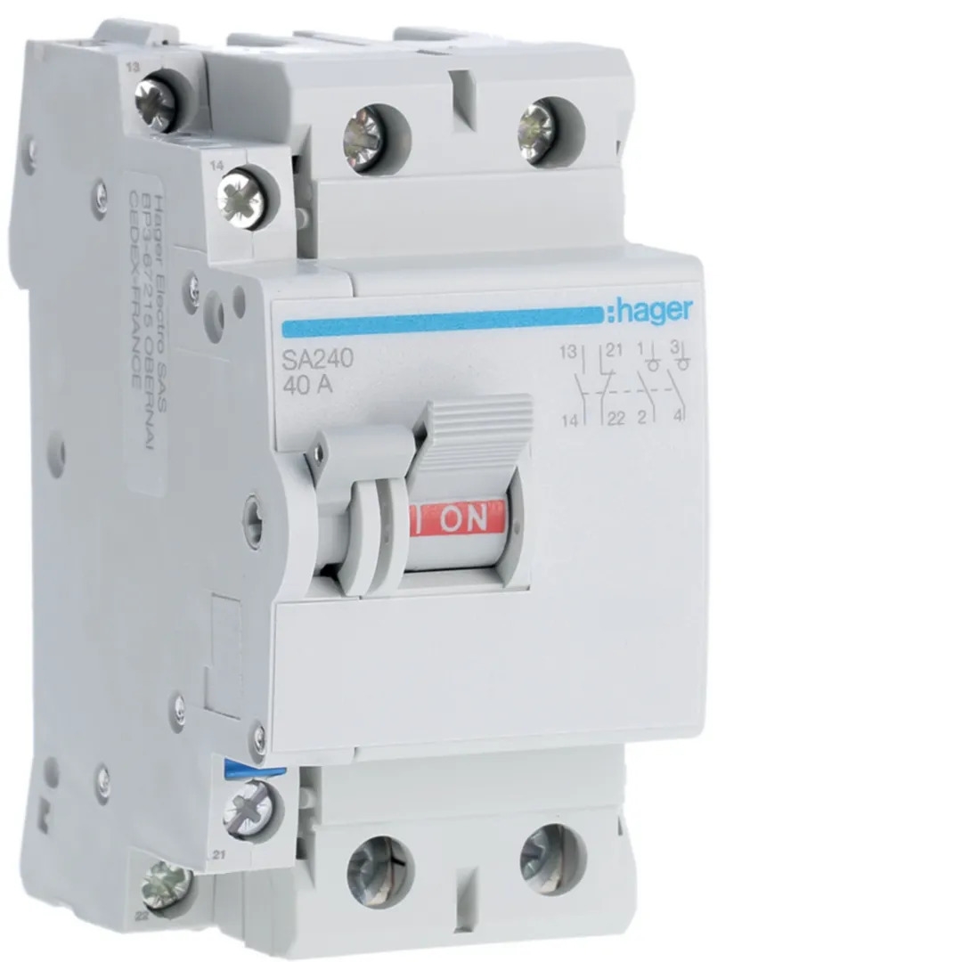 INTER À DÉCLENCHEMENT LIBRE BIPOLAIRE 40A