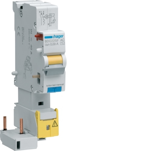 BLOC DIFFERENTIEL 1P+N 25A 30MA TYPE AC
