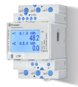 COMPTEUR D'ENERGIE TRIPHASE 5 A 80A, DOUBLE TARIF, DIGITAL, MODBUS, NFC