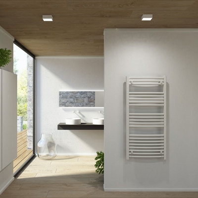 SECHE-SERVIETTES 1457X500 DOMAO 100 CINTRE BLANC 691W