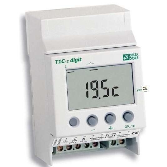 T1C-2 DIGIT THERMOSTAT MODULAIRE MULTIFONCTION