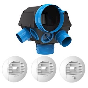 KIT PILES HYGROCOSY VMC HYGROREGLABLE 6 SANITAIRES ( 3 BOUCHES ° )