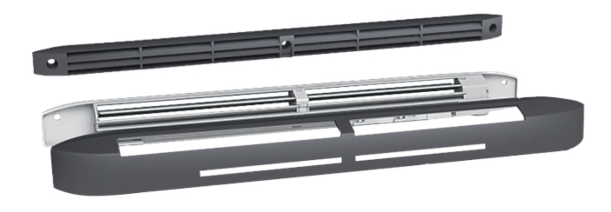 ENTREE D'AIR HYGROREGLABLE ANTHRACITE, 5/45 M3/H, RAL 7016, RESERVATION 354X12 M