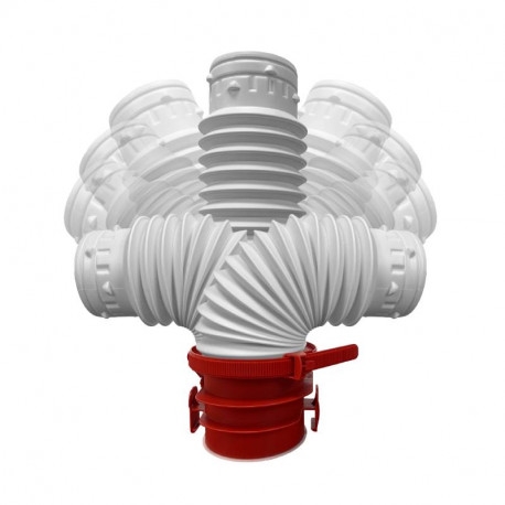 PIQUAGE FLEXIBLE SANITAIRE OCTEO D 80