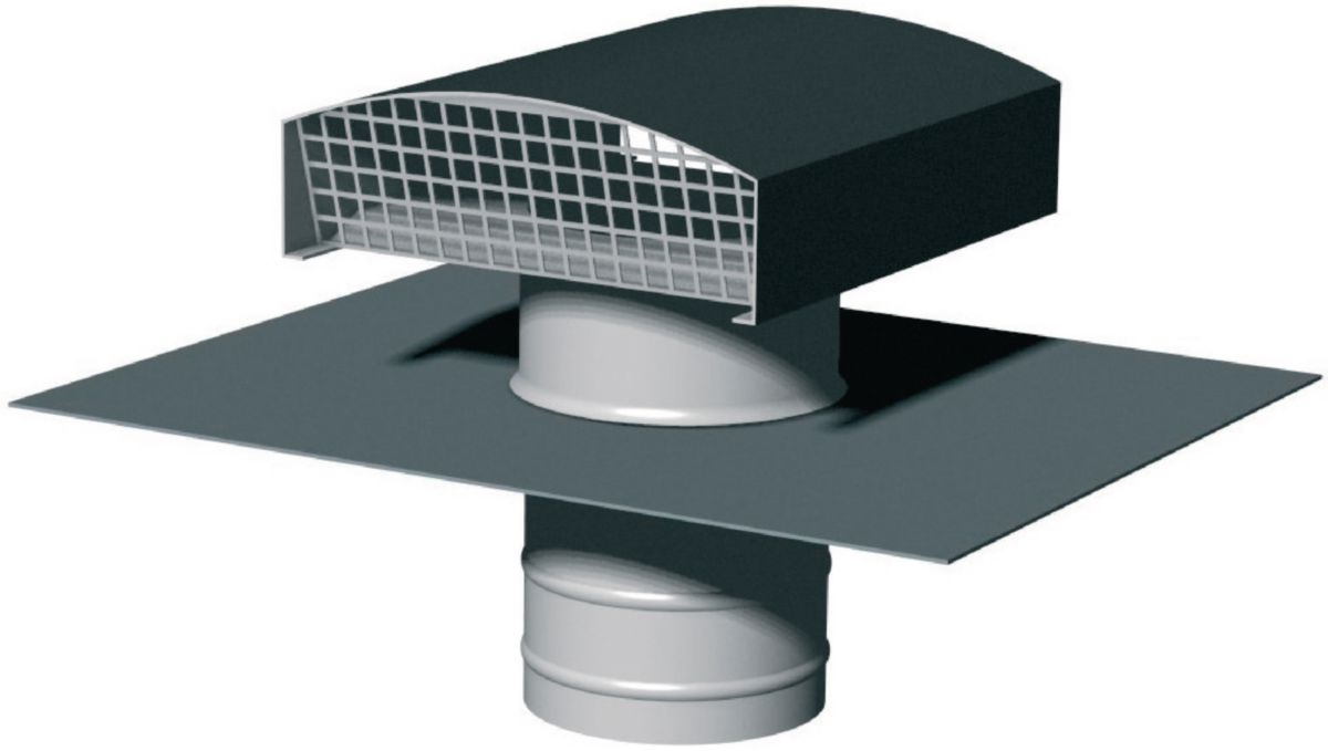 CHAPEAU DE TOITURE METALLIQUE CTM 355 ARDOISE