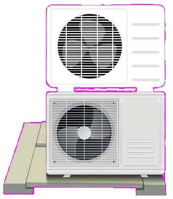 SUPPORT BÉTON CLIMATISATION