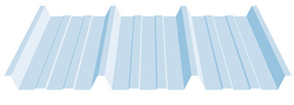 TÔLE POLYCARBONATE D'ÉCLAIREMENT ANTICHOC TRAITÉE ANTI-UV PROFIL 1000