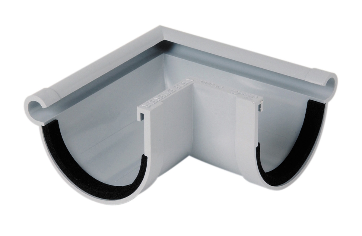 ÉQUERRE DE GOUTTIÈRE PVC