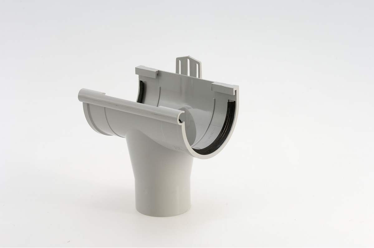 NAISSANCE CENTRALE PVC GRISE PR GOUTTIERE 25 A JOINT