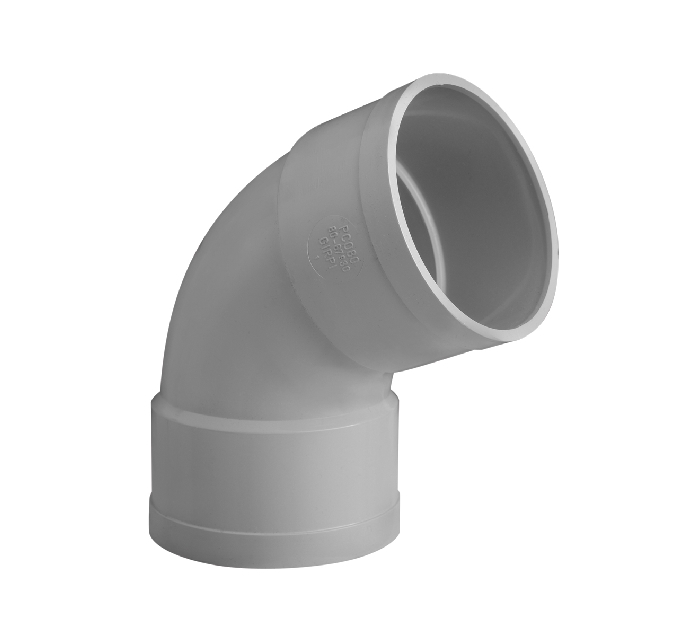 COUDE PLUVIAL Ø80MM 67° F/F PVC GRIS