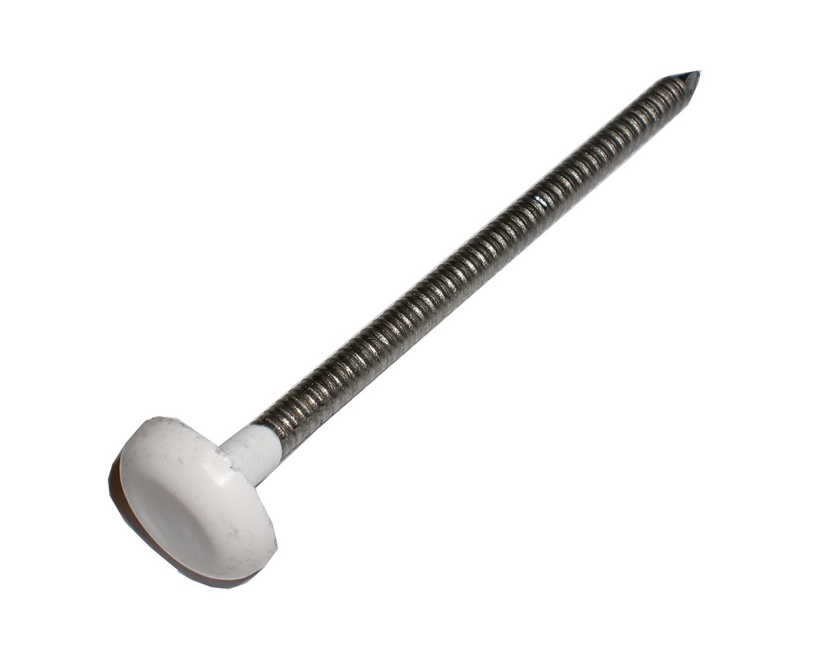 POINTES INOX TÊTE PVC BOÎTE 100 PIÈCES