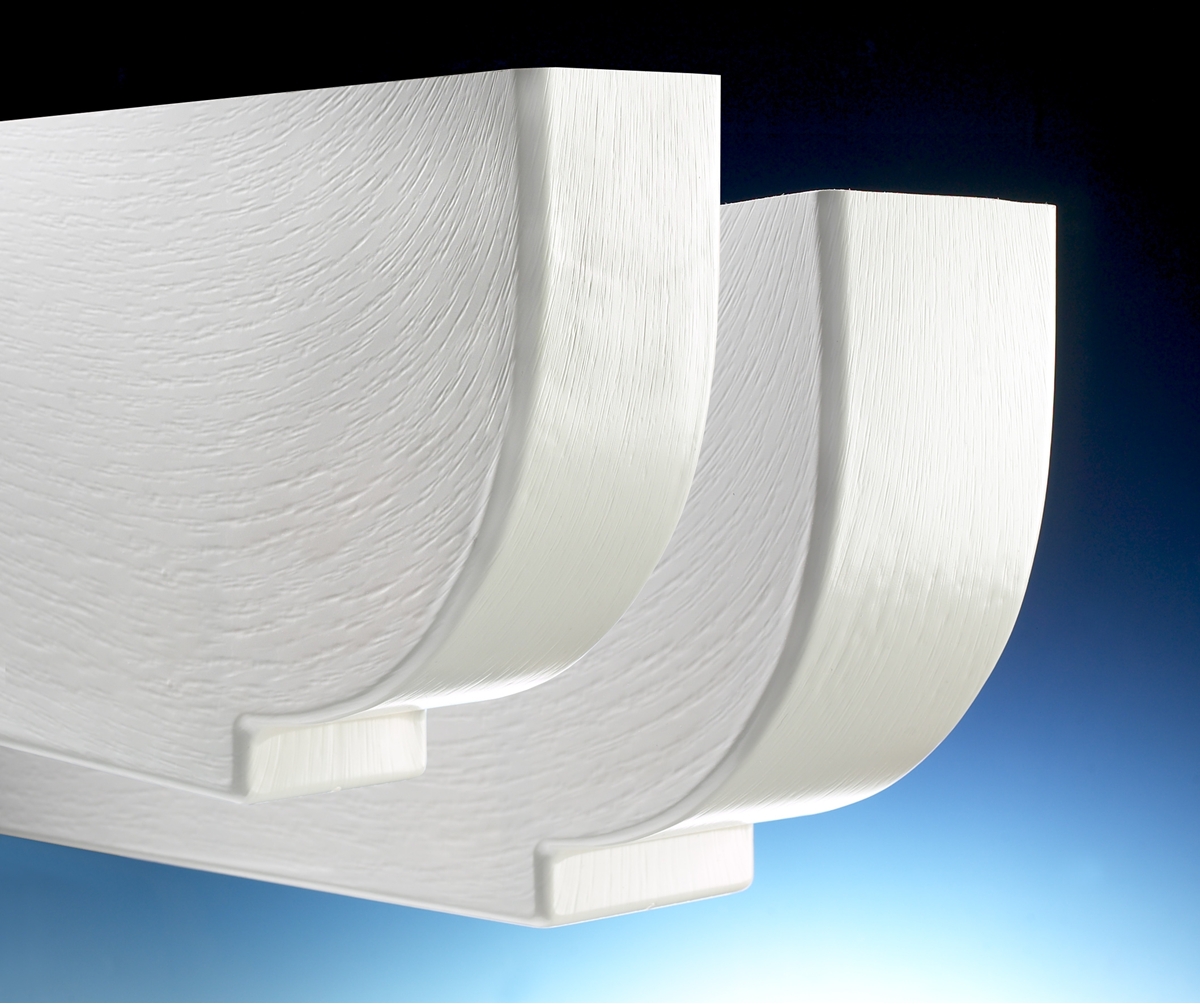 ABS NERVURE BOIS COULEUR BLANC