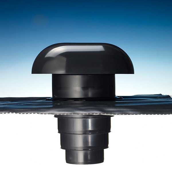 CHAPEAU AVEC COLERETTE D'ÉTANCHEÏTE AVEC MOUSTIQUAIRE COULEUR ARDOISE