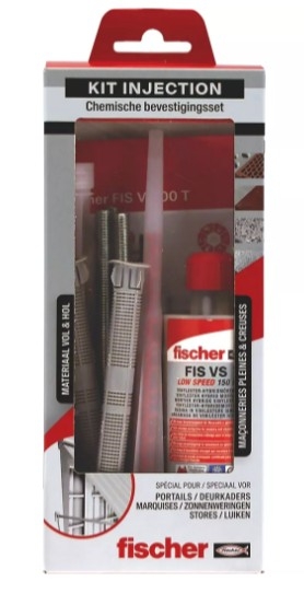 KIT FIXATION CLIM + CART. SCELLEMENT CHIMIQUE FISCHER