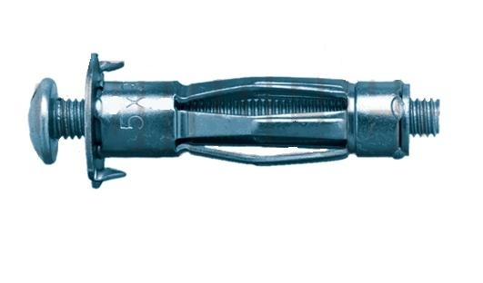 CHEVILLE MÉTALLIQUE HM AVEC VIS MÉTRIQUE POUR CORPS CREUX