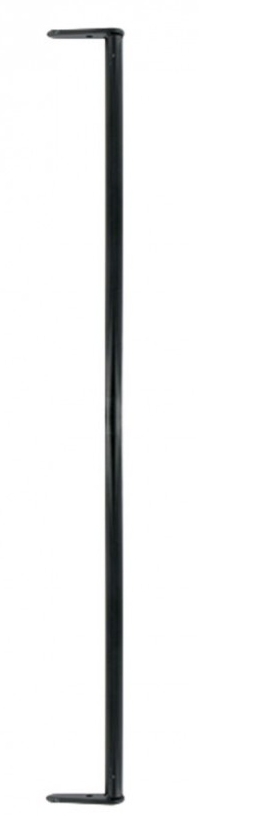 ESPAGNOLETTE NOIRE TIGE SEULE RONDE