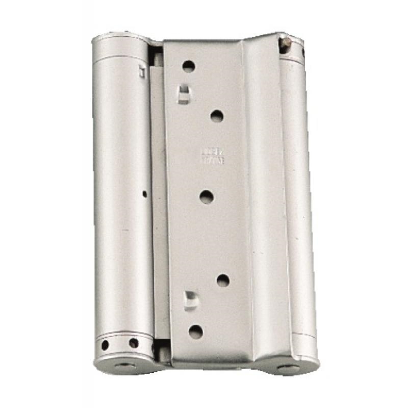 PAIRE CHARNIERES DOUBLE ACTION 100MM PORTE EP21/30MM
