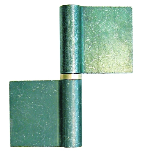 PAUMELLES À SOUDER ACIER BRUT SYMETRIQUES À GOUJON ACIER