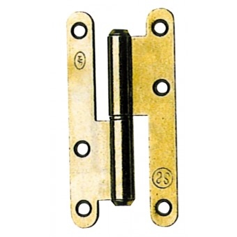 PAUMELLES TYPE PARIS ZINGUÉES DROITE