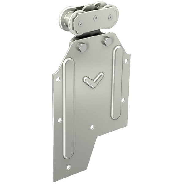 MONTURE À ROULETTES ACIER