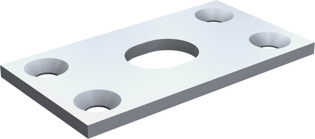 GÂCHE À ENTAILLER POUR VERROU 1314