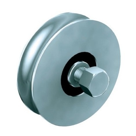 20081R GALET ACIER GORGE RONDE 80/20