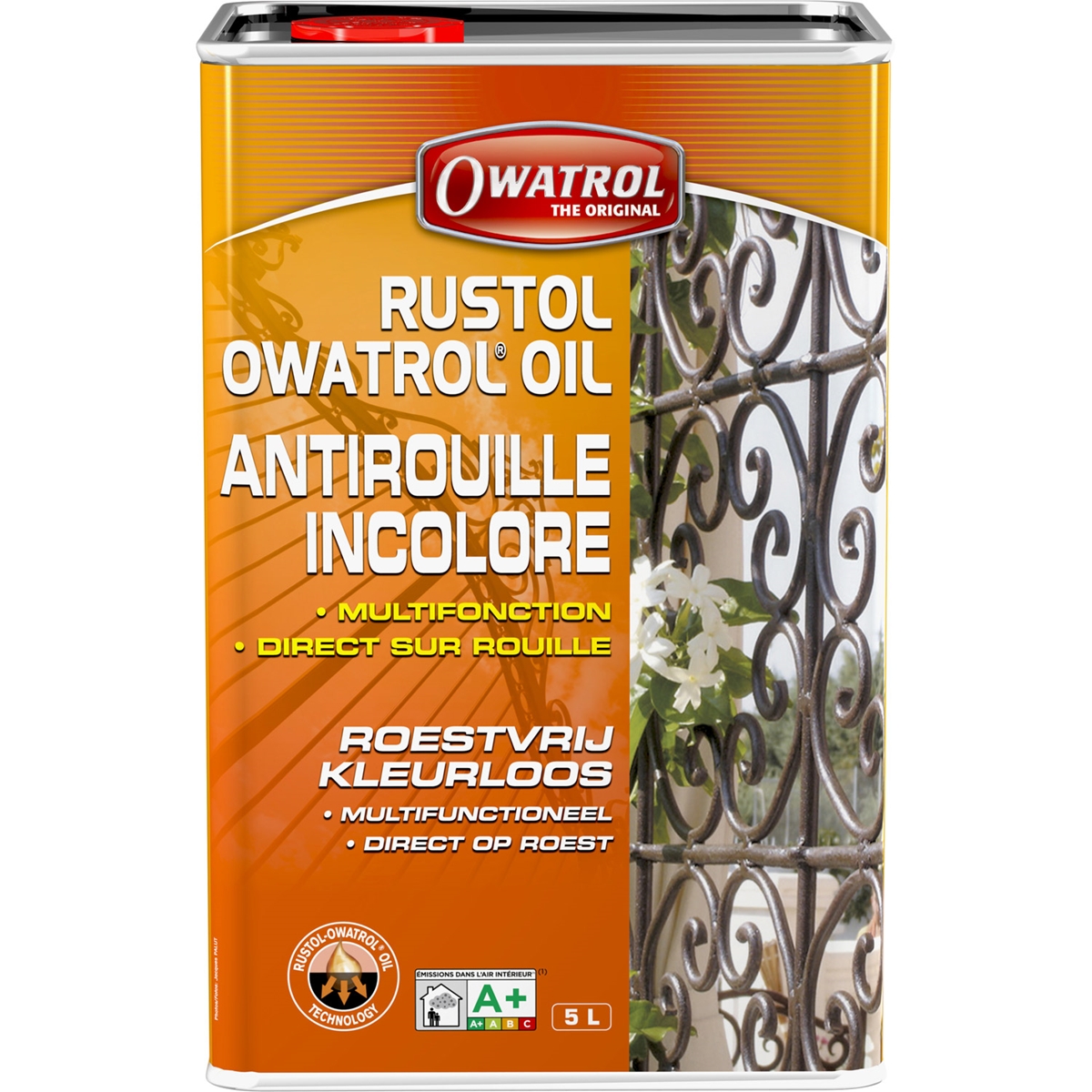 PEINTURE ANTI-ROUILLE RUSTOL OWATROL INCOLORE