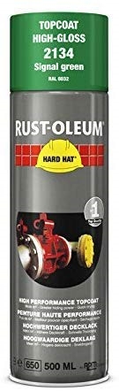 PEINTURE HARD HAT VERT SECURITE RAL 6032 AEROSOL 500ML