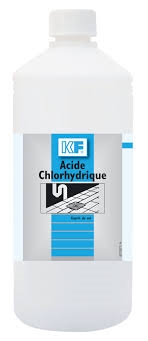 ACIDE CHLORHYDRIQUE  BOUTEILLE  1L