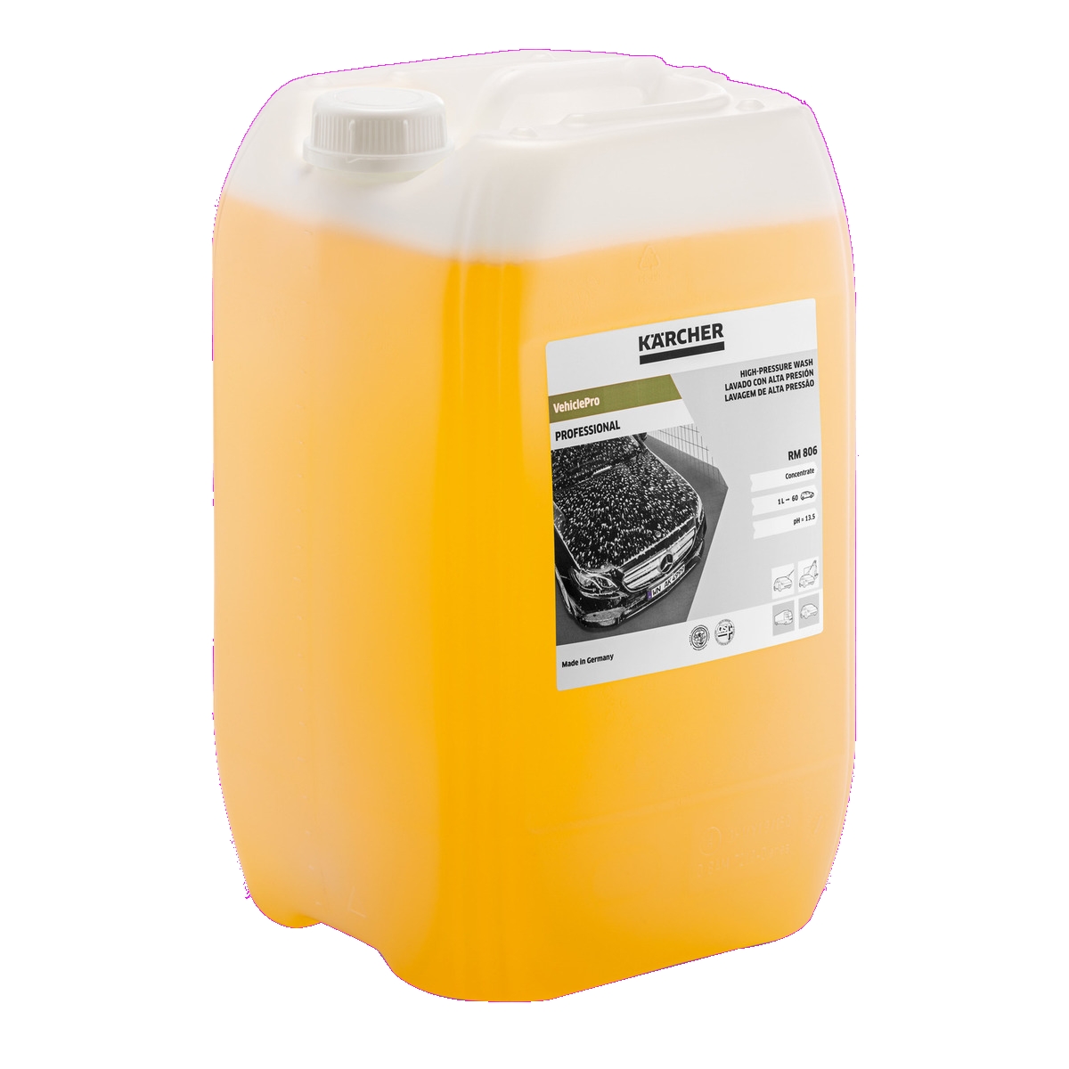 BIDON DE 20L POUR LAVAGE HAUTE PRESSION DES VEHICULES