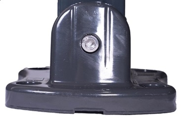 PLATINE GR. ANTHRA. 7016  PR POTEAU 60X60X1,5MM DE PORTILLON