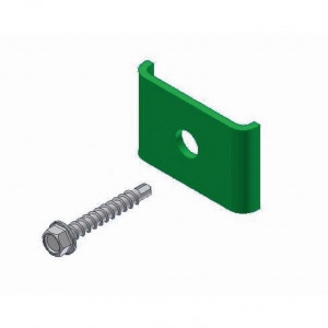 CAVALIER FIXATION PANNEAU SUR PORTAIL